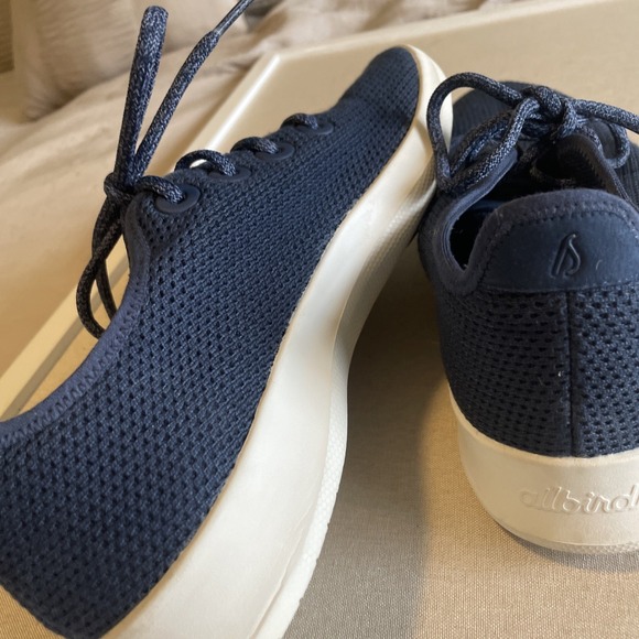 Allbirds Men's Tree Runners Athletic Sneakers Shoes Blue Mesh Size 11 Great Cond - Picture 5 of 8